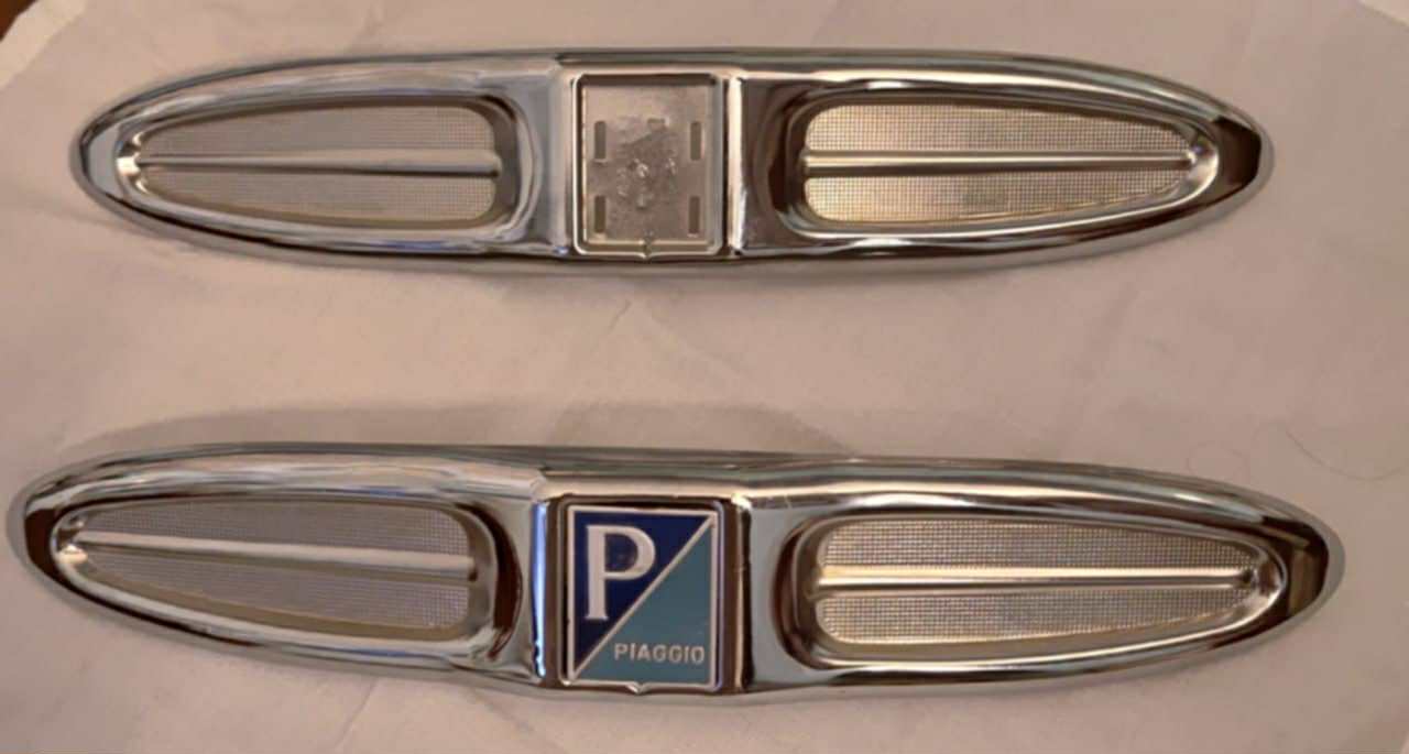 vespa butterfly front legg sheild emberlian