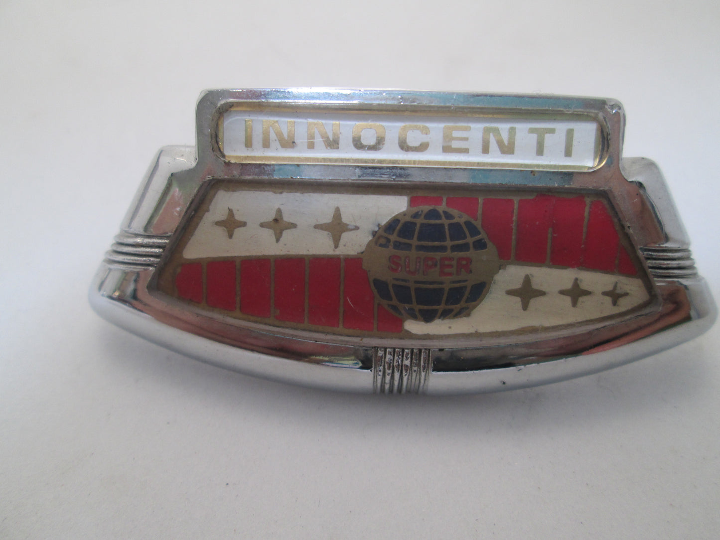 Lambreta horn cast badge